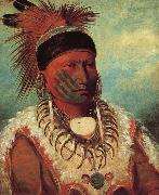 George Catlin Cloudy oil painting on canvas